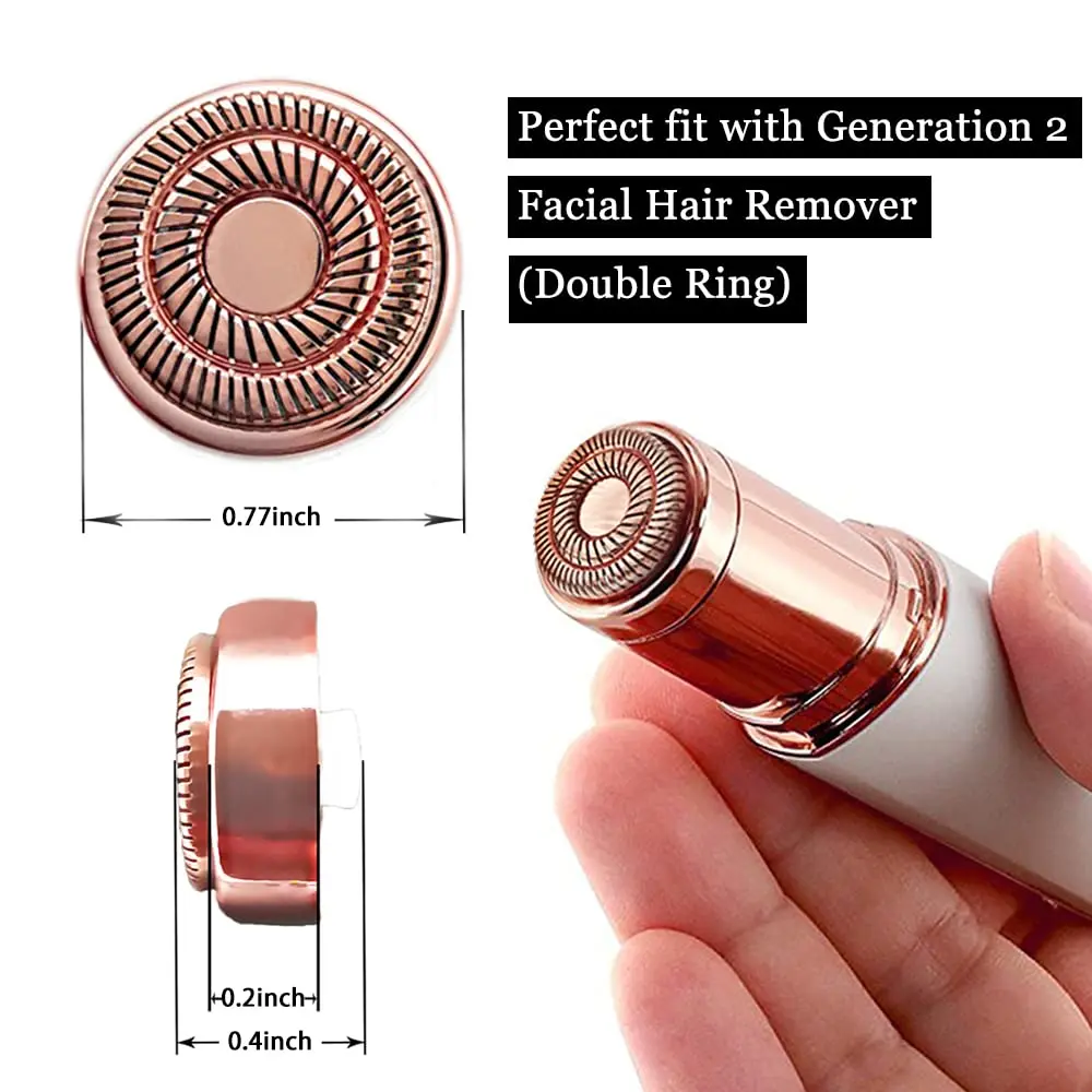 Hair removal shaver with led light electric rechargeable Facial facial hair trimmer for women