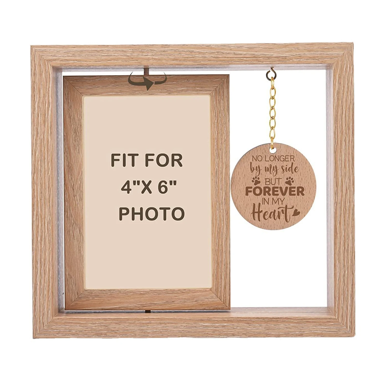 Custom any Size Dog Pet Memorial Gifts Memorial Wood Picture Fame