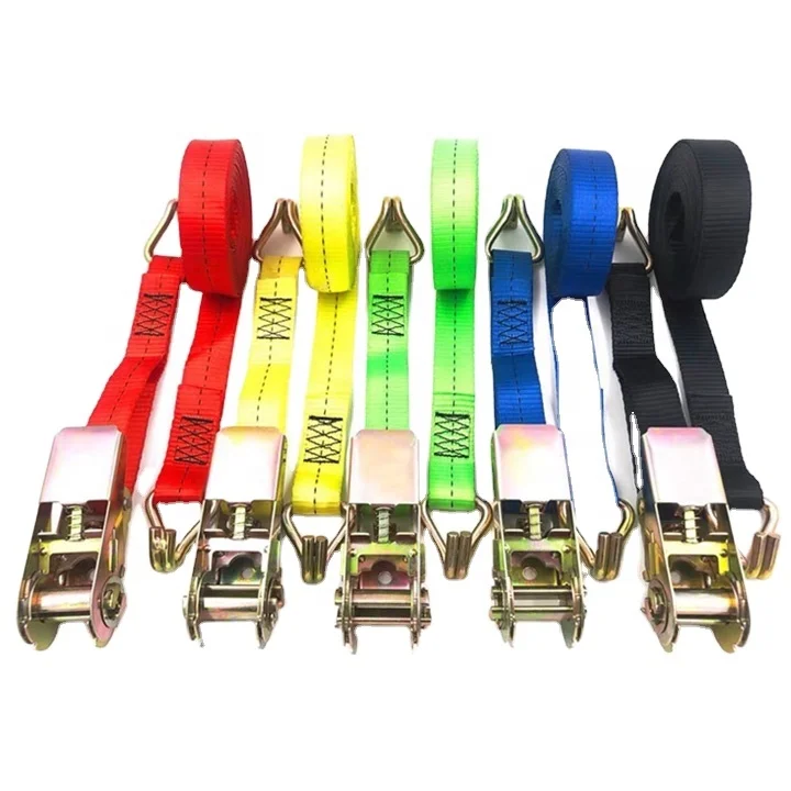 Self-driving cargo straps car with ratchet tighteners luggage fixed straps hook tensioner for ratchet tie down