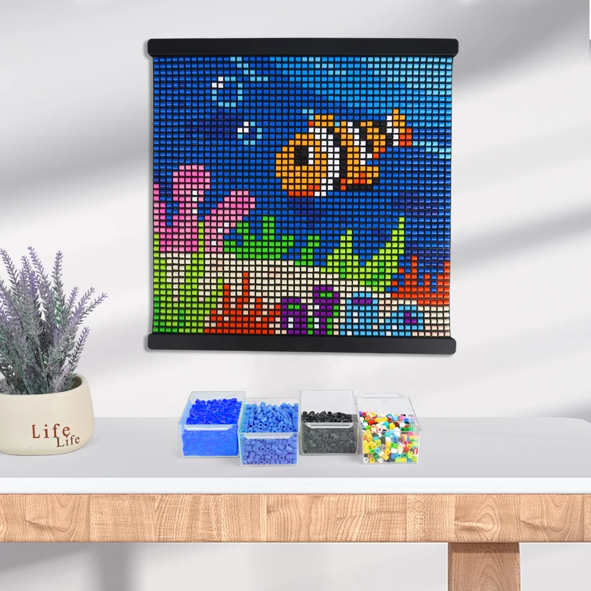 New Arrival 5mm snappix beads Artkal fuse beads Grid Fuse Beads Kit