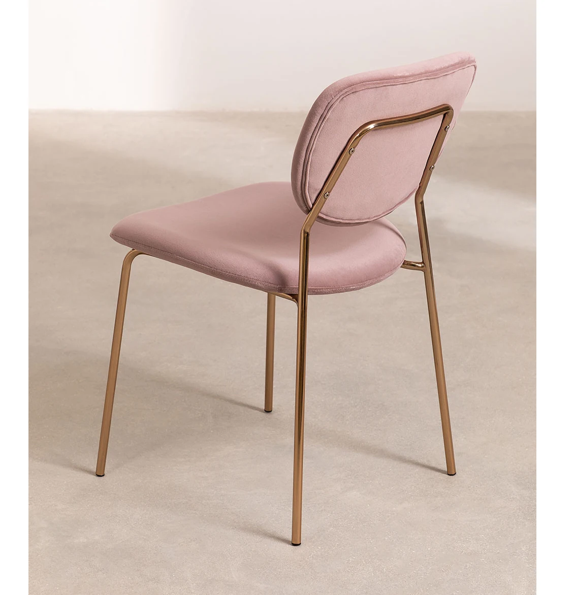 Free Sample Upholstered  Restaurant dinner Chair Modern Gold Luxury Dining Room Chairs Velvet Dining Chair