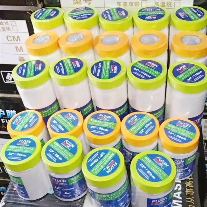 Masking Tape Poly Film Painting Cover Sheet Pull Down STRONG UV 270cm / 15 metre