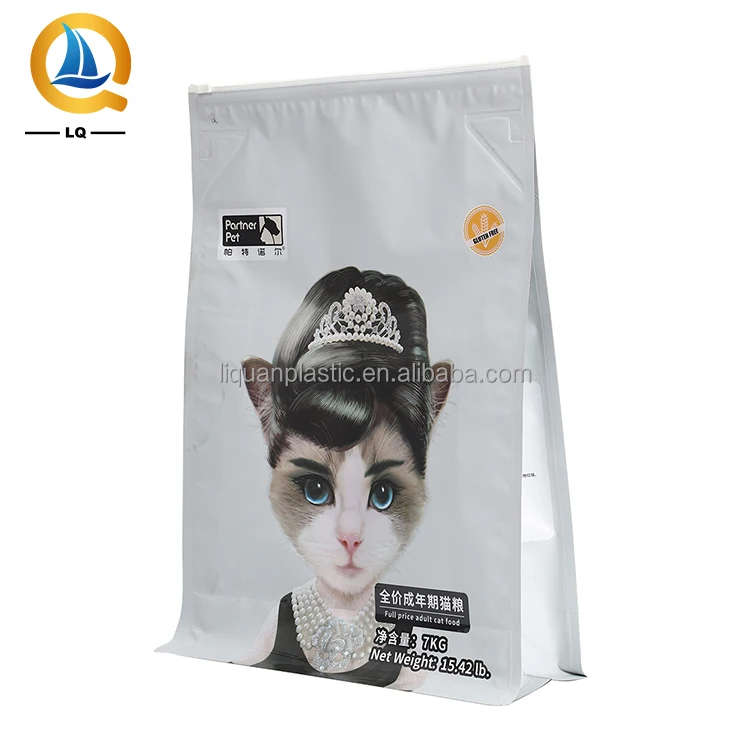 
Пластиковый мешочек с застежкой-молнией и логотипом для собак, корма для собак, корма для домашних животных 