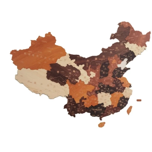 Solid wood world map  Nordic travel  living room background  wall decoration large decorative paintings  office school