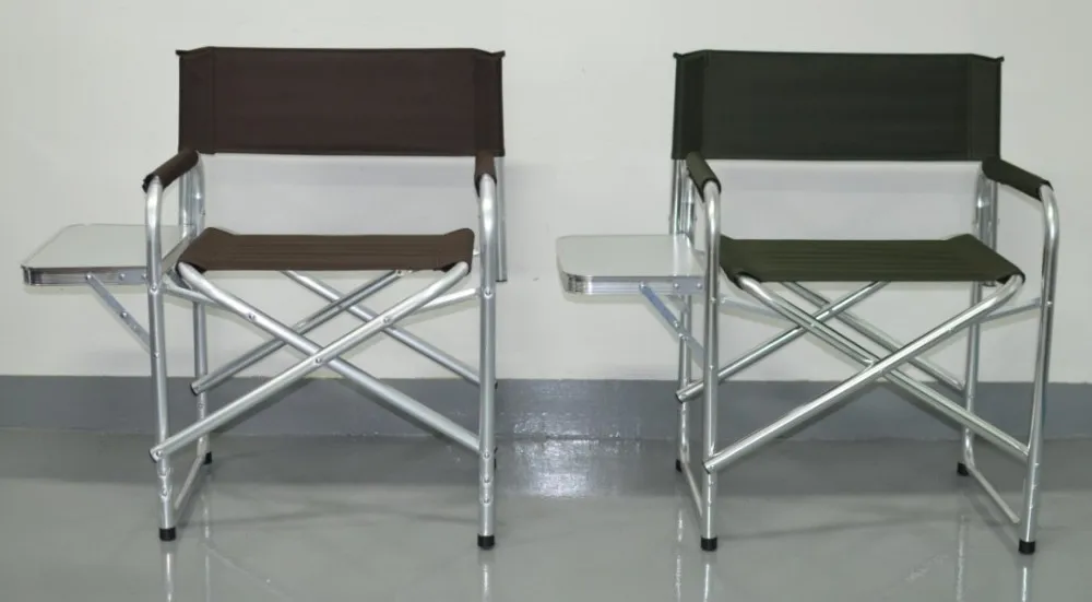 Folding Picnic Camping Table Tray Cup Holder Director Seat Chair