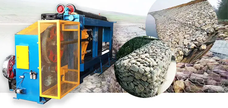 Cheap Price full automatic stone cage box machine heavy duty gabion weaving machine