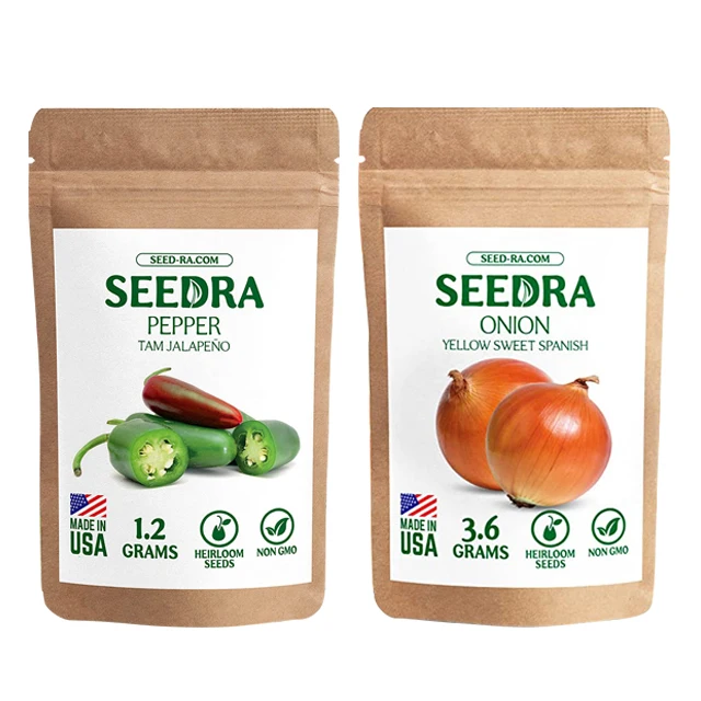 Low MOQ Food Grade Reusable Bags Stand Up Zip lock Kraft Paper Pouch For Coffee Tea Powder Seeds Ect Packaging