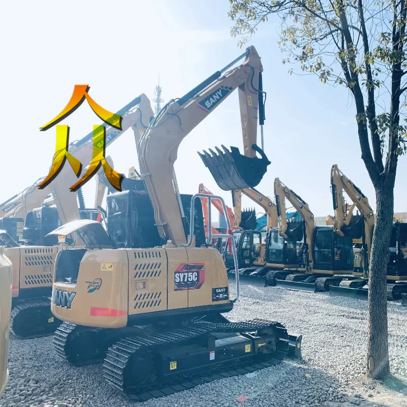 Hot Selling Models Suitable Price Used Original Crawler Mini Excavator Sany SY75 95 55 60 In Stock.