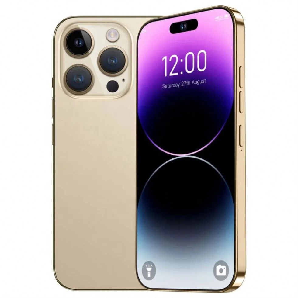 Version I14 Pro Max 4g/5g Smartphone 16g+1t Dual Sim Unlocked Mobile Phone 6.8 Inch Hd 48mp+100mp Telephone