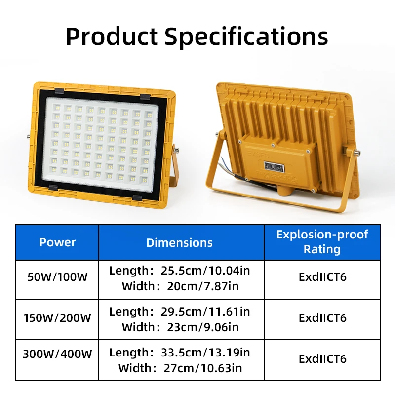 Factory Wholesale Waterproof LED Explosion-proof Light IP66 Rating EX Explosion Proof Lamp