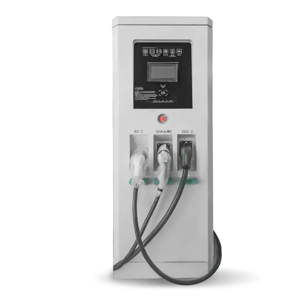 Напольная напольная Автомобильная зарядная станция OCPP CCS chademo кВт постоянного тока