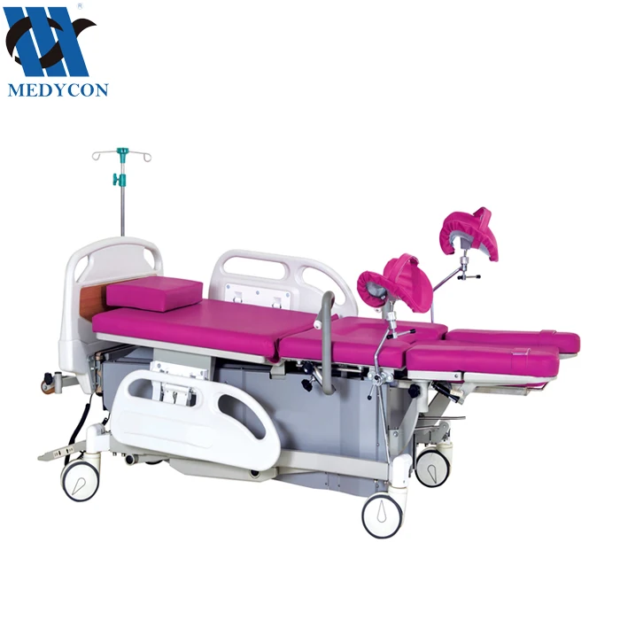BDOP08 розовая многофункциональная электрическая акушерско-Гинекологическая кровать