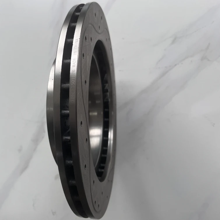 Customized Auto Brake Parts Slotted and drilled Brake rotor pad disc for Land Rover