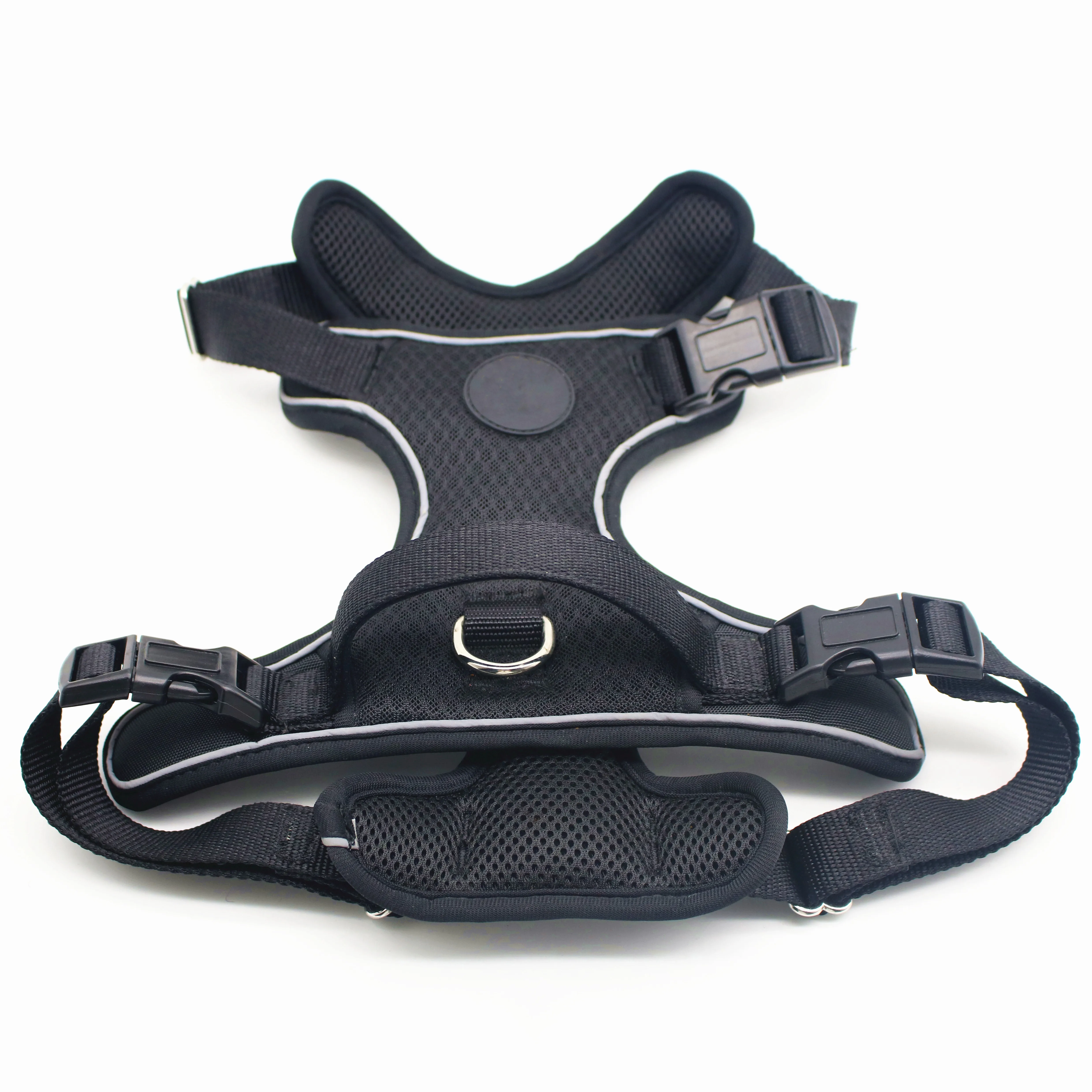 Manufacturers Direct Design Mesh Breathable Reflective Design Adjustable Chest Strap Explosion Proof Vest Nylon Dog Harness