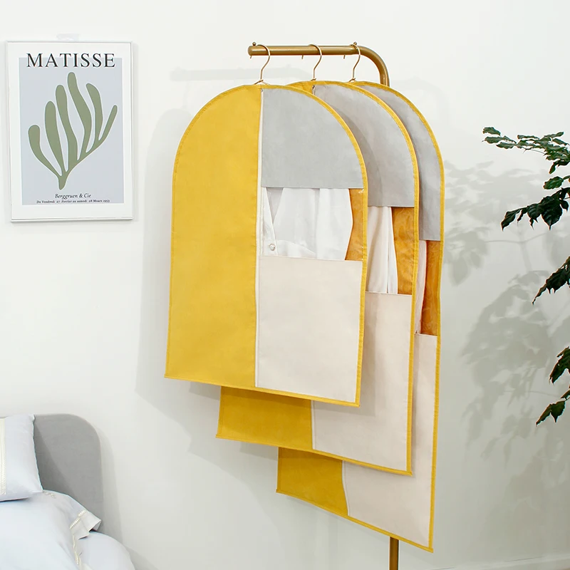 Пылезащитный чехол для костюма сумка одежды мужчин 40-дюймовый с прозрачным