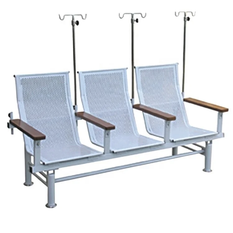 Заводская распродажа OEM кресло для инфузии больничные поставщики медицинское кресло ожидания с Iv полюсом