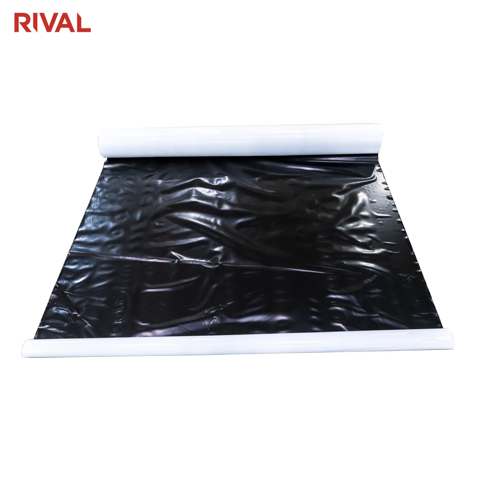 5.5mil 6mil 8mil Thick Polyethylene Panda Film Black White 10 x 100 Plastic Sheeting Roll for Greenhouse Silage Cover Film