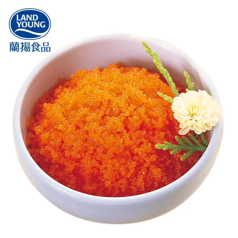 Дешевая цена, икра Исландии, замороженные сушеные капелиновые икры, апельсиновые икры