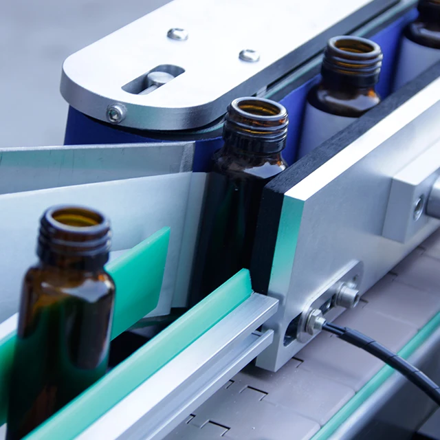 Automatic Wrap Round Bottle Label Machine