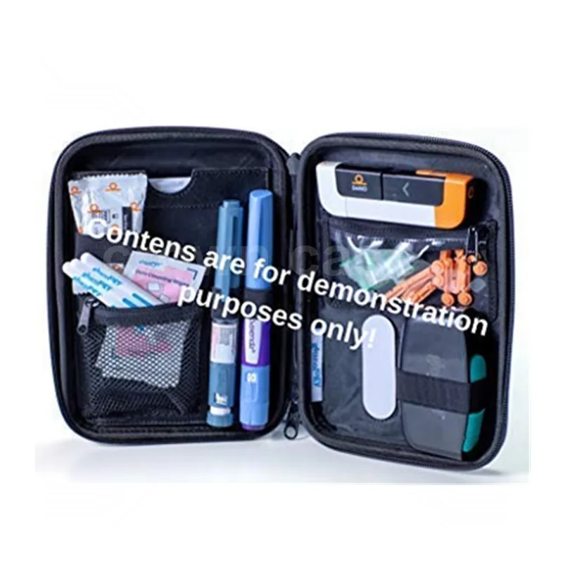 Organizer Pack for Blood Sugar Test Strips Diabetic Travel Case