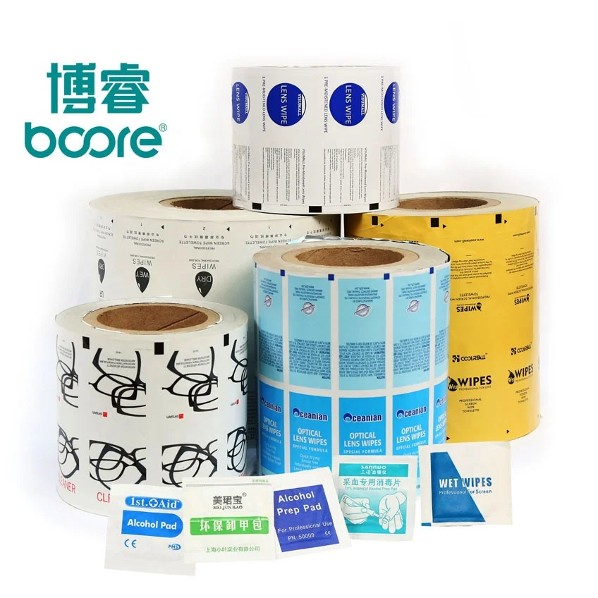 Hot sealing flexible printing aluminized paper aluminium foil backed paper aluminum foil paper for coffee tea spice packaging