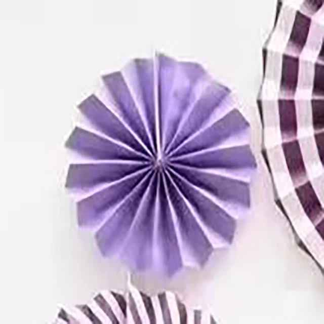 Arts and crafts paper fan color paper fan high -grade art