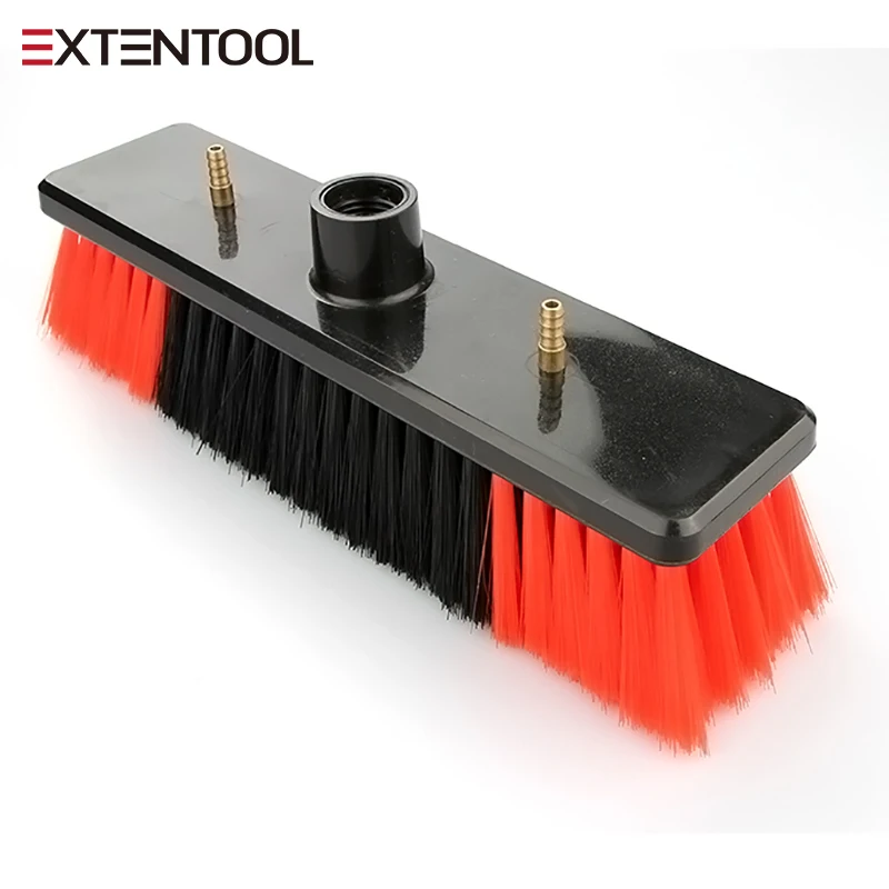 
Extenclean long handle 9 meters telescopic window cleaning brush with water flow through washing tools 