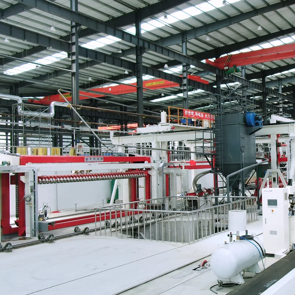 Automatic Foamed solid aac block making machine ball mill alc production line