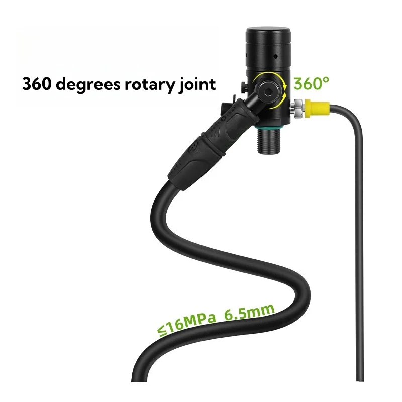 Hot sell 3L spare part 3000 psi 200bar MINI Portable Breathing Scuba Tank  Lung Air Respirator Aluminium Mini Air Tank Scuba