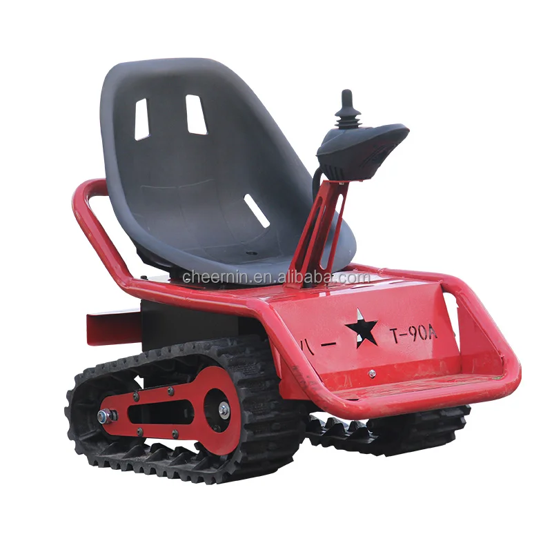 Factory hot sale outdoor indoor electric mini tracked tank off road go kart for kids