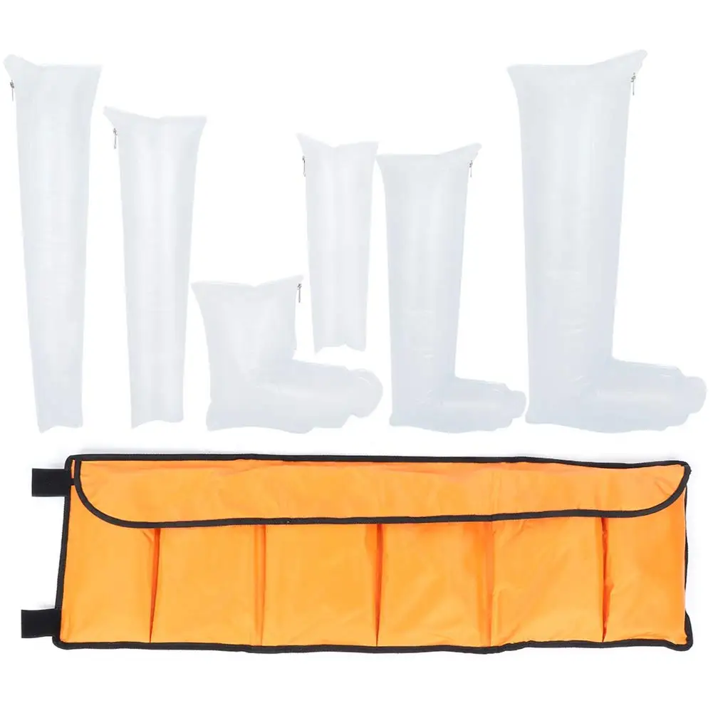 Leg Arm Inflatable Air Splint Set of Outdoor Camping First Aid Emergency Kit Daily Use for Bone Broken Pain Reduce