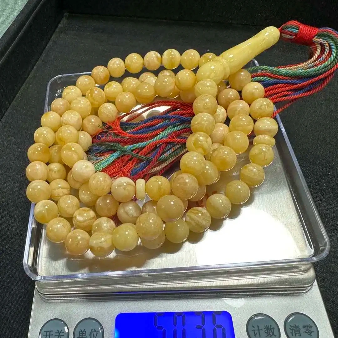 100% Natural Baltic Amber Stone 9mm Amber rosary jewelry