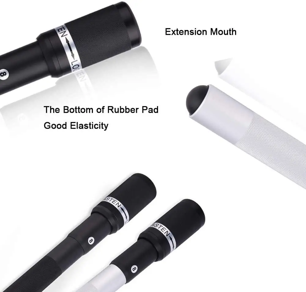 Aluminum Telescopic Push on Billiard Pool Cue Extension 12.6 Inch Extender for Sale