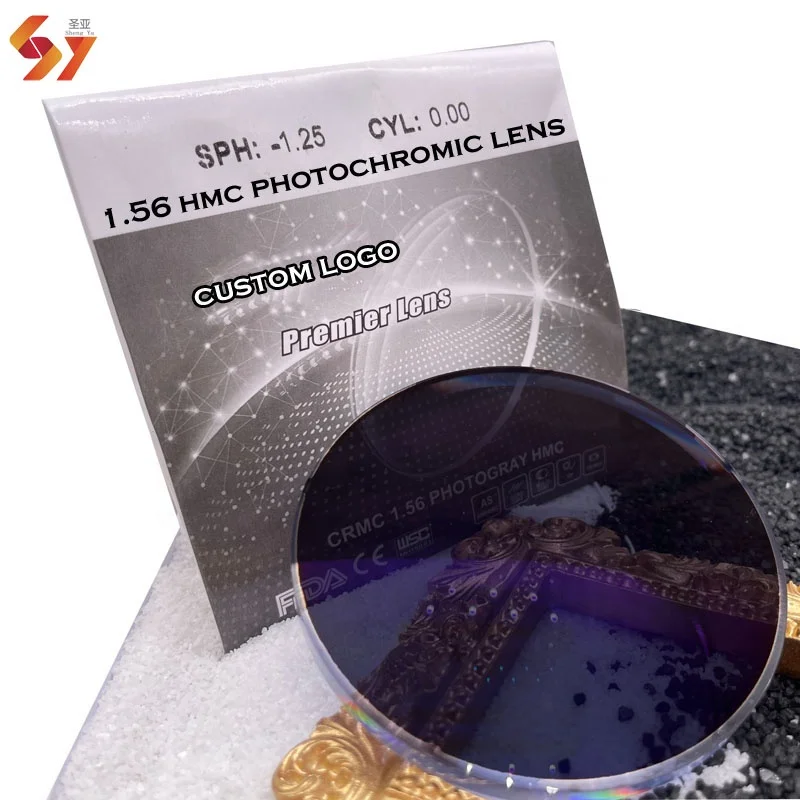 1.56hc prescription manufacturers spectacle lentes opticos optic optical lens eye lens 1.56 hc optical lenses