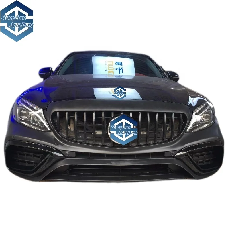 Комплект кузова в стиле C65 передний бампер подходит для модификации автомобиля Mercedes-Benz C-Class W205
