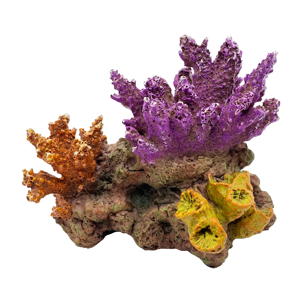 Wholesale Fish Tank Resin Artificial coral reef Aquarium Landscaping Decoration