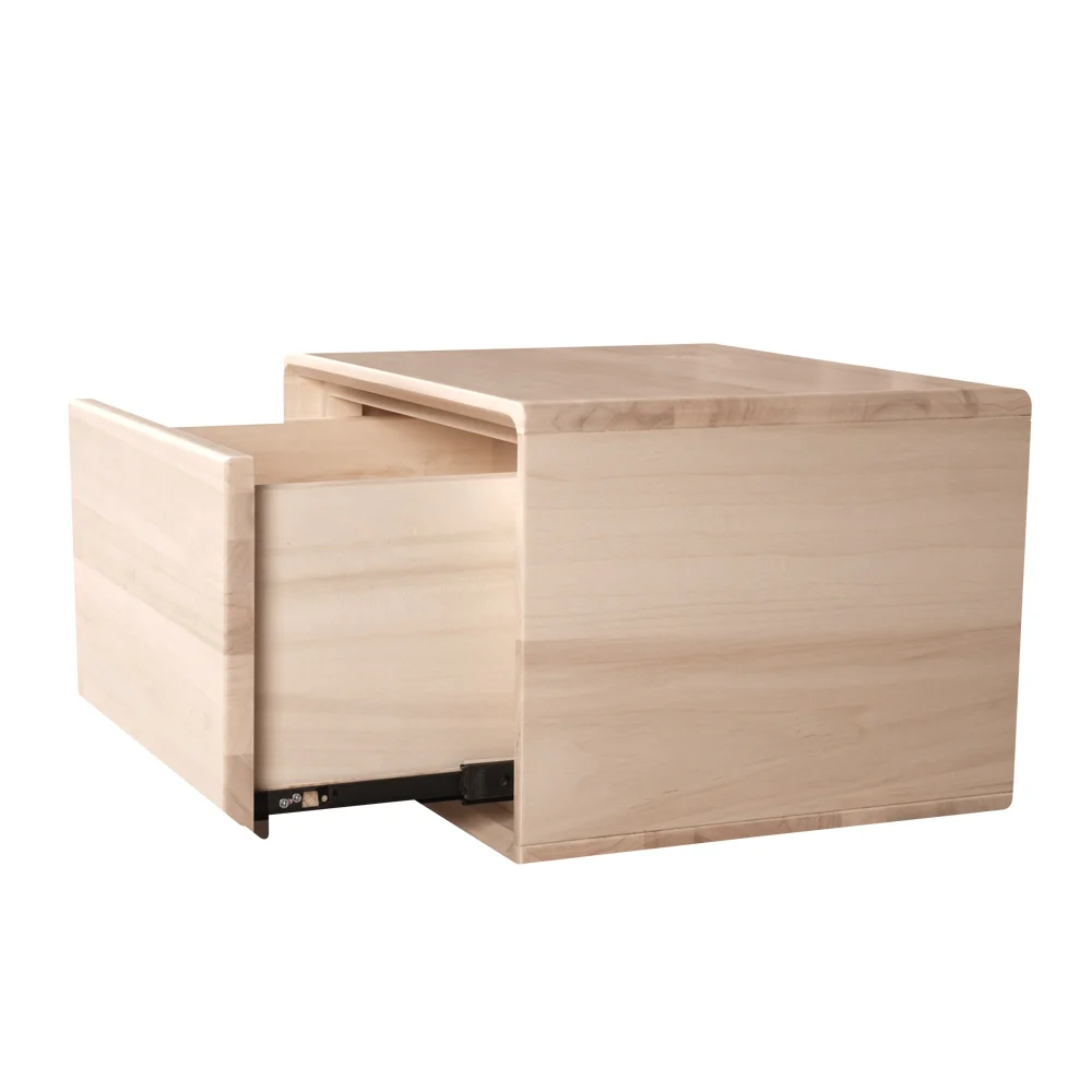 Taiwan Brand Stackable Poplar Stackable Modern Nightstand With A Single Drawer Use For Bedroom
