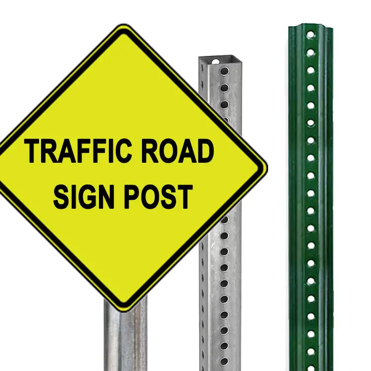 High Quality Signage Accessories Pole Galvanized U-channel Sign Post