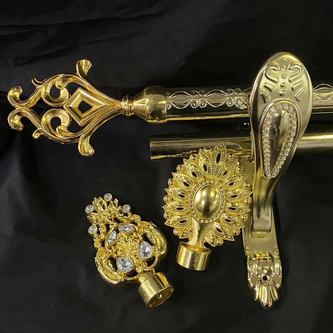 Gold Luxury Fashion Accessories Home Decor Curtain Accessories curtain ring machine