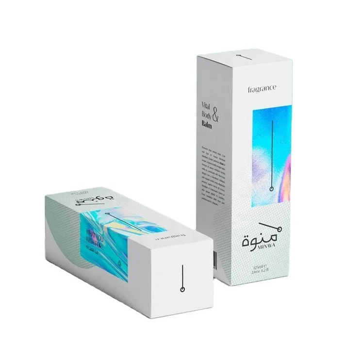 Chucai Hot Selling Customized Luxury Laser Holographic Cosmetic Carton Jewelry Skincare Holographic Packaging Box