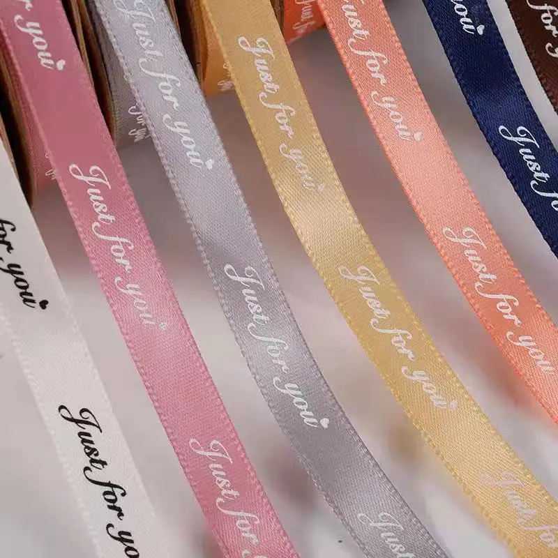 Custom Plaid Ribbon Satin 5-38mm 196 Colors Rolls Webbing Wholesale  polyester decorative ribbon