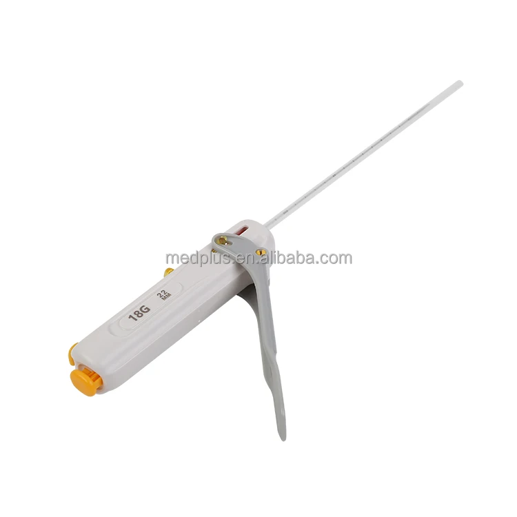 Disposable Semi Automatic Biopsy Needle 18g