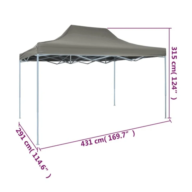 Portable Advertising Tent Movable Stall Sunshade Retractable Canopy Tent Commercial Four Leg Tent for Stall