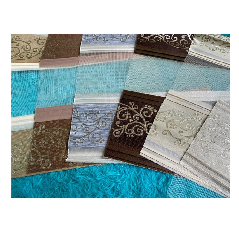 Day And Night Indoor Shade Window Manual Zebra Blinds Shade Dual Roller Blinds Fabric zebra roller blinds fabric