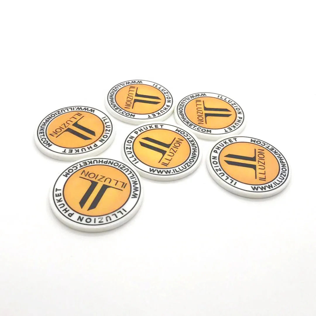 Hot Sale High Quality Multi-Colored Custom Plastic Coin