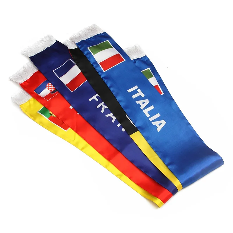 Wholesale promotion soccer scarf with logo