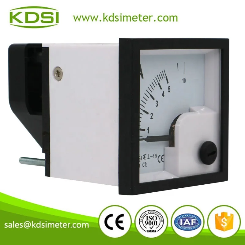 mini dc &ac analog meter 20 years Professional Manufacturer ammeter dc amps BE 48 AC 5A  ammeter