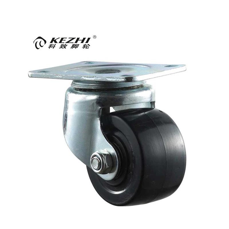 Wholesale Factory Price low profile swivel nylon caster universal wheel for shelf display