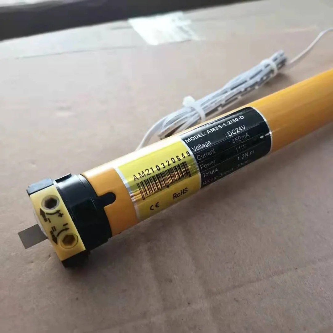 Durable Mechanical 24V DC Tubular Motor