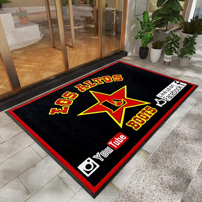 Custom design nylon carpet Floor Mats Commercial Hotel Door logo mats
